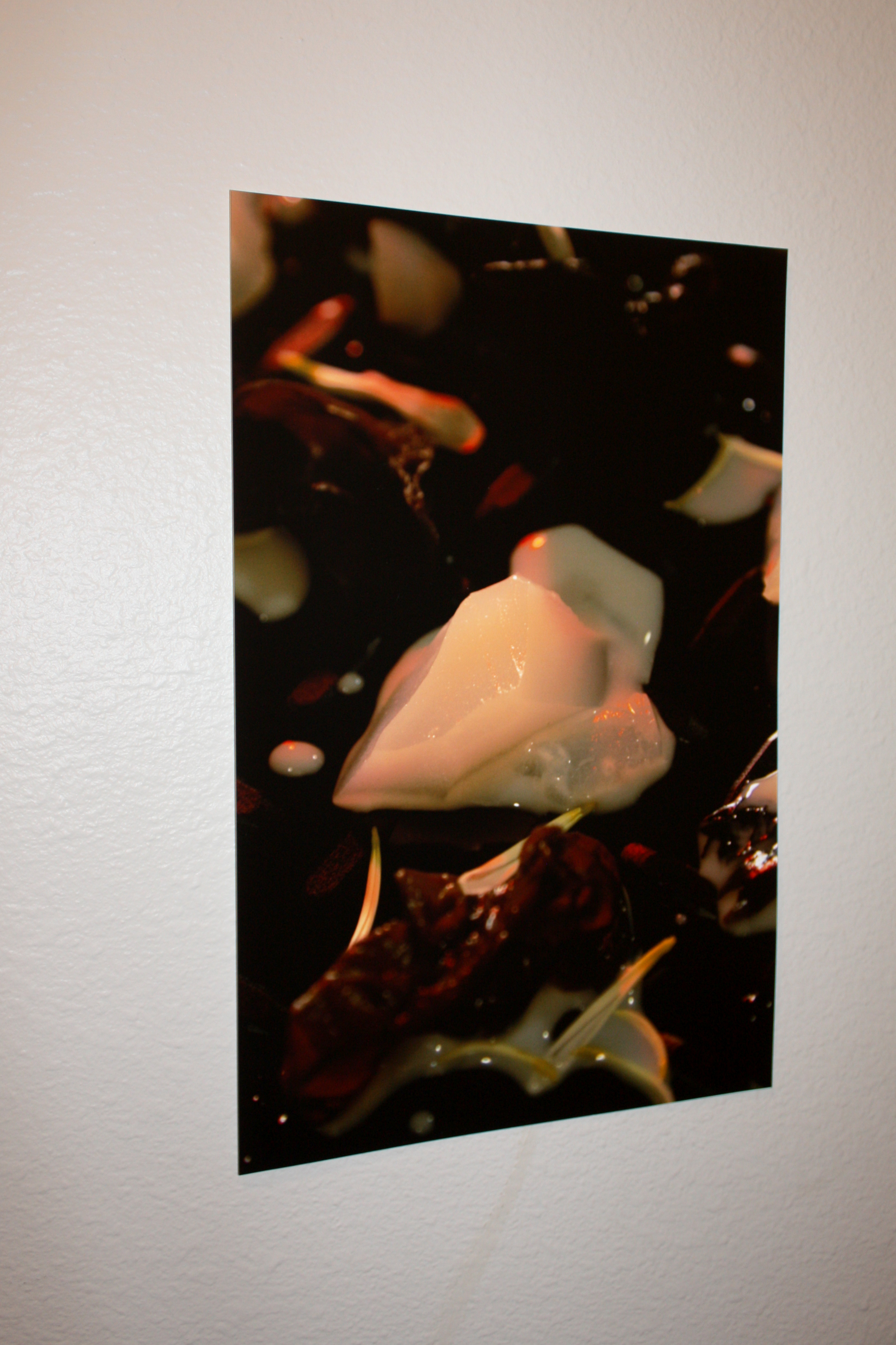 Detail of a photo print of jelly